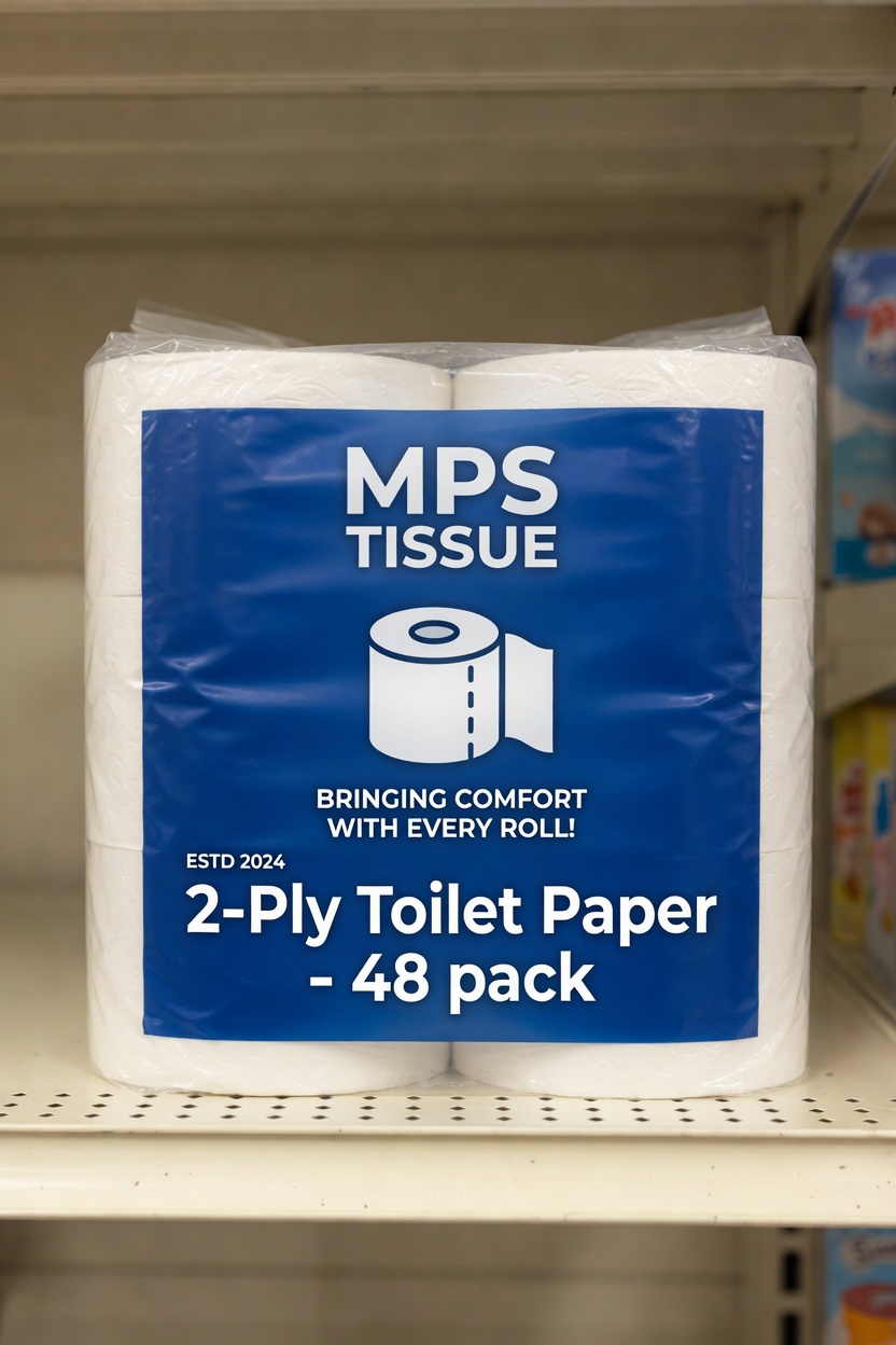 2-Ply Toilet Paper 48 Pack